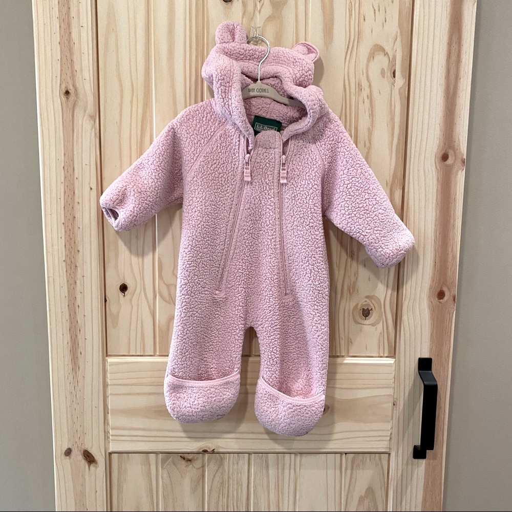 LL Bean baby girl bunting